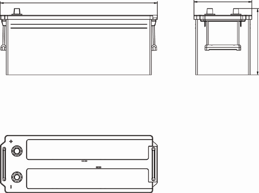 Аккумуляторная батарея 145Ah/900A (513x189x223/+L/B00/B0) PowerPro BOSCH арт. EF1453